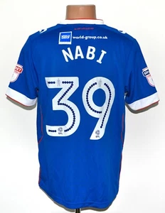 MATCH WORN ISSUE CARLISLE UNITED 2016/2017 HOME FOOTBALL SHIRT 39 NABI M - Picture 1 of 6