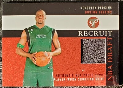 Parche de juego Kendrick Perkins (RC) 2003 Boston Celtics Topps novato NBA #PR-KP Foto 1 de 4