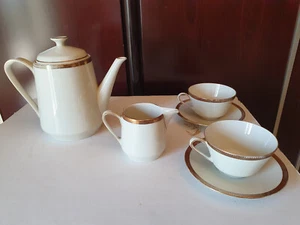 Vintage Servizio da Te o Caffè in Porcellana Decorati x 2 Persone - Bavaria - Foto 1 di 5