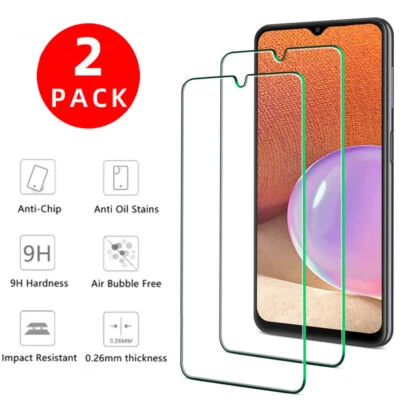 CALARACA 2X Premium Real Tempered Glass Screen Protector for Samsung Galaxy A32 5G