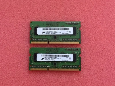 Micron MT8JTF25664HZ-1G6M1 4GB 2x2GB DDR3 SODimm PC3-12800 1600Mhz 1Rx8 RAM - Image 1 of 2