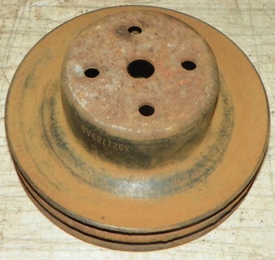 BIG BLOCK CHEVY DOBLE RANURA VENTILADOR POLEA 3927789 AG CHEVELLE CAMARO CORVETTE Foto 1 de 3