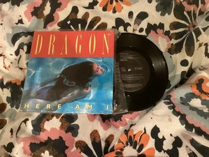 Dragon Here Am I Picture Cover 7” Vinyl B/W Good Time Girl - Picture 1 of 2