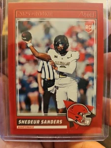 2025 Score - Rookies Shedeur Sanders #15 Red (RC) Cleveland Browns  - Picture 1 of 2