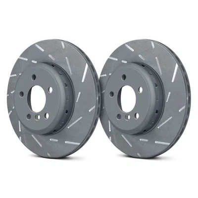 For BMW 528i 10-16 EBC USR Series Slotted Riveted 2-Piece Front Brake Rotors - Image 1 of 2