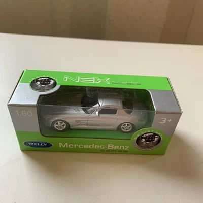 Welly NEX 1:60 Mercedes-Benz Oldtimer Modellauto silber ungeöffnete OVP! - Bild 1 von 3