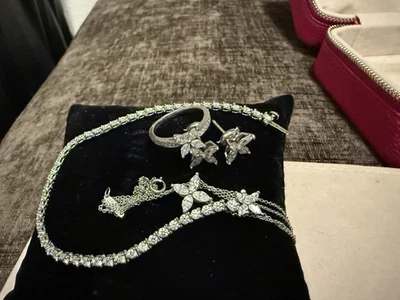 PULSERA TIFFANY & CO. VICTORIA 3.08CTW DIAMANTE PLATINO PT950 LÍNEA TENIS Foto 1 de 3