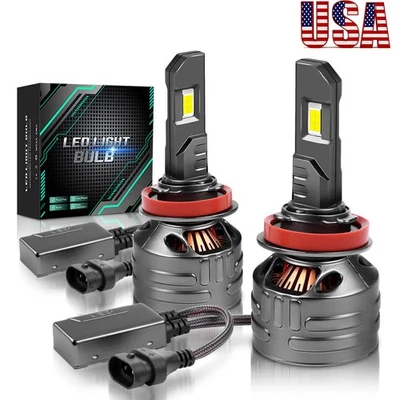 2x 150W H11 LED Headlight Bulbs Conversion Kit Low Beam 6000K Super Bright White - Image 1 of 4