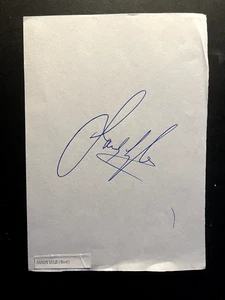 SANDY LYLE - RYDER CUP GOLFER - SIGNIERTE ALBUMSEITE - Bild 1 von 1