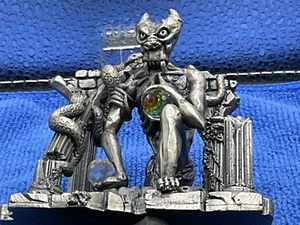 Tudor Mint 6212 Dark Secrets-The Demon Of The Pit, Pewter w/ Swarovski Crystals - Picture 1 of 10