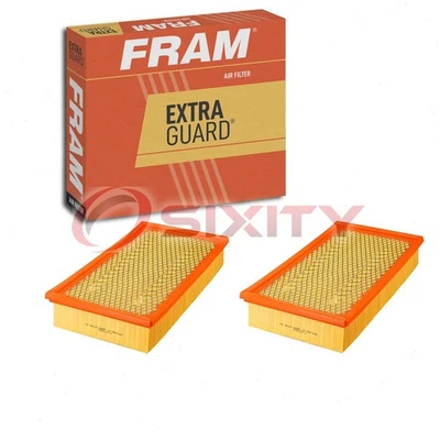 Filtros de aire de protección adicional FRAM de 2 piezas para Jaguar XJ 2016-2018 entrada de admisión bl Foto 1 de 4