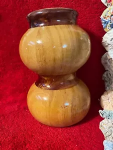 Handmade Original Woodwork Double Bubble Vase with Oak and Cedar - Picture 1 of 5