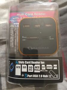 Brand New RAIDMAX Multi-Slot USB & Flash Card Reader 