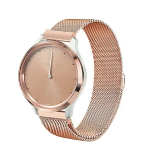 Correa de banda de bucle milanés de metal de repuesto estilo Garmin VivoMove 20 m - Imagen 1 de 16