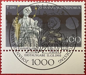 🇩🇪.BRD Bund Michel Nº 1655 Sellado con sello central de primer día (1993) - Imagen 1 de 1