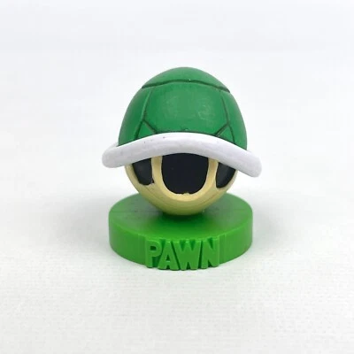 Nintendo Super Mario Bros Koopa Shell Pawn Chess Replacement Piece Cake Topper - Image 1 of 4