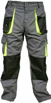 Mens Utility Carpenter Cargo Work Pants Construction Heavy-Duty Work Trousers - Image 1 of 2