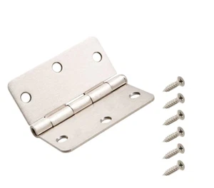 Everbilt Door Hinge 207307 3” Width 1/4” Radius ROUNDED INTERIOR DOOR REPAIR - Picture 1 of 3