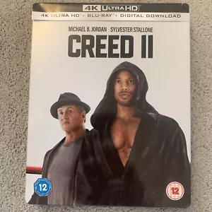 Creed II 4K UHD + Blu-ray Limited Edition Steelbook Starring Sylvester Stallone - Picture 1 of 12