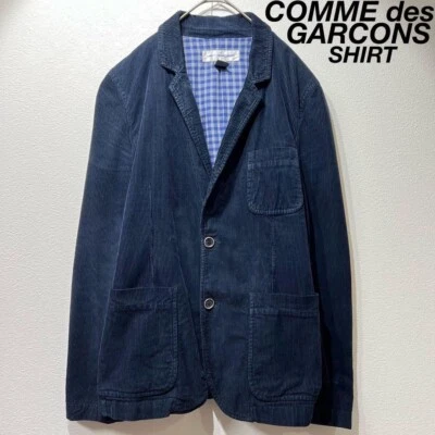 Comme des Garçons рубашка блейзер/куртка вельветовый на заказ куртка чек GARCONS - Изображение 1 из 4
