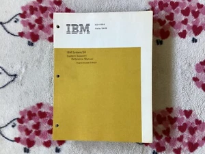 IBM SYSTEM/34 SYSTEM SUPPORT REFERENCE MANUAL PROGRAM NUMBER 5726-SS1 JULY 1980 - Picture 1 of 4