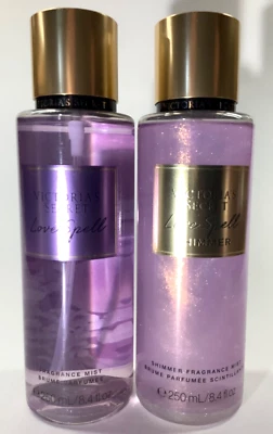 Victoria's Secret Love Spell Fragrance Mist + Shimmer Mist Set 8.4 fl oz Cherry - Image 1 of 4