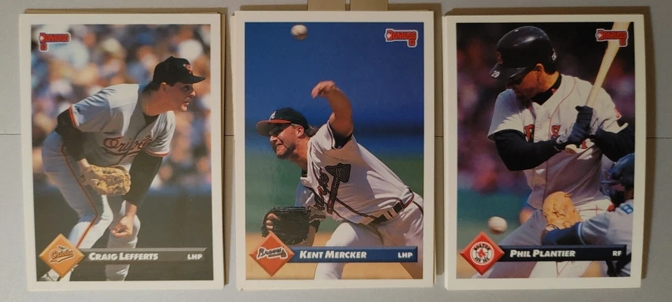 1993 Donruss base set 1-200 Pick from drop down list - Image 1 of 1