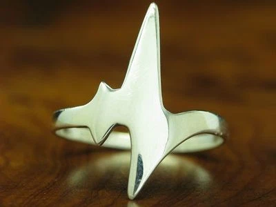 925 Anello IN Argento Sterling / Vero Argento / Rg 60/1,6g - Immagine 1 di 3