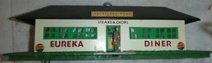 American Flyer 275 Eureka Diner, green windows, black roof, red lettering - OB - Picture 1 of 10