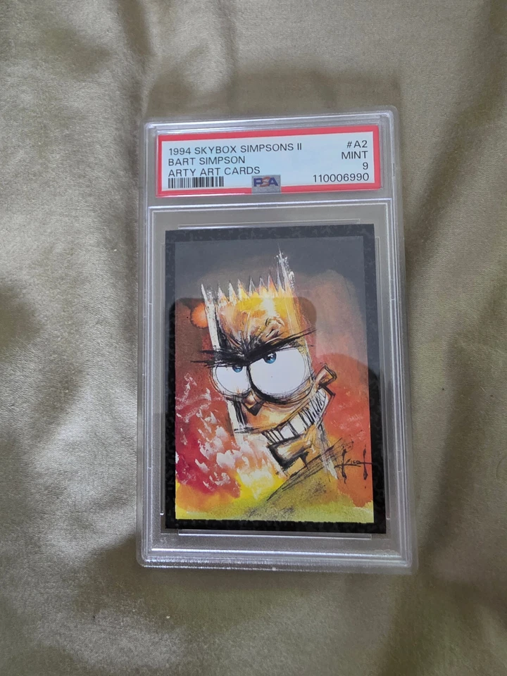 1994 Skybox The Simpsons Arty Art #A2 Bart Simpson PSA 9 - Image 1 of 1