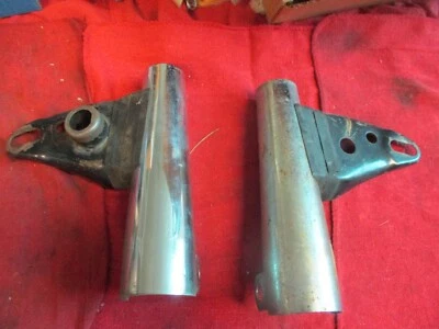 Orejas de horquilla o cubiertas superiores Triumph 750 Bonneville Tiger 1973 1974 T140V TR7 091223 Foto 1 de 4