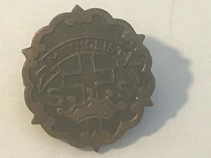 Methodist Anstecknadel Krawatte Tac Vintage Kreuz + Krone kleines System klein religiös - Bild 1 von 8