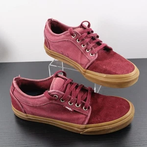 Zapatos de Skate Vans Pro Borgoña Gamuza Lona Suela de Goma Para Hombre 8.5 UltraCush - Imagen 1 de 12