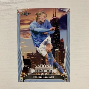2023 Leaf The National #VIP-2 Erling Haaland Manchester City Soccer Card - Picture 1 of 2