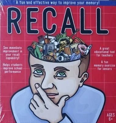 Recall Award-Winning The Fun and Effective Memory Improvement Game Sealed - Image 1 of 3