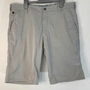 Pantalones Cortos Chinos Meyer B-Palma Para Hombre Beige Talla 36/32 Algodón Orgánico 21” Largo - Imagen 1 de 18