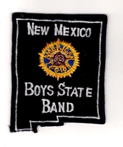 New Mexico American Legion Boys State Band, Vintage Patch - Picture 1 of 1