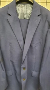 BIG & TALL FABULOUS Lauren Ralph Lauren Mens Suit RECENT Sz 48 L BLUE - Picture 1 of 8