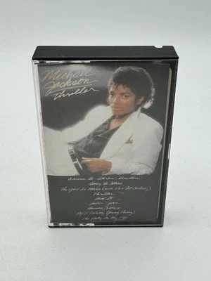 Michael Jackson Thriller Cassette Tape 1982 Epic CBS Vintage - Image 1 of 3