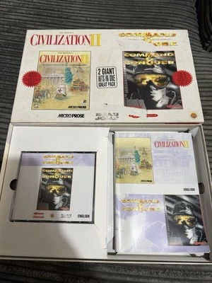 Command & Conquer / Civilization 2 (PC 1997) - Big Box Edition - Image 1 of 4
