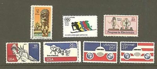 US Scott # C84 - C90 1972 - 1976 Air Mail Set / 7 MNH - Image 1 of 1