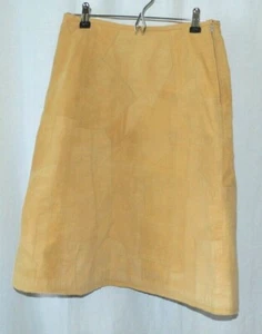 Clarissa Women's Tan Faux Suede A-Line Skirt in Size 2/4 No Tag (28" waist) - Picture 1 of 2