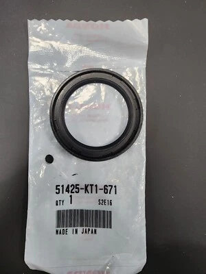 HONDA OEM NOS 51425-KT1-671 FR. SELLO ANTIPOLVO FRK 81 ELSINORE CR250/450 86-04 XR250R Foto 1 de 2