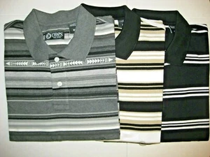Neu mit Etikett Chaps gestreifte Herren-Poloshirts - kurzarm - 100 % Baumwolle  - Bild 1 von 4