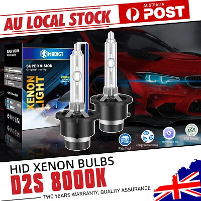 MODIGT D2S Xenon HEADLIGHT White 8000K HID Bulbs For Honda S2000 2000-2009 - image 1 of 4
