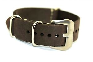 Watch Strap, Leather band, Military band, Buckle fits Panerai,18-26mm gift  man