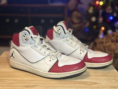 Nike Air Jordan 1 Flight 2 Premium Blanco-Negro-Rojo Baloncesto Para hombres Talla 11 Foto 1 de 4