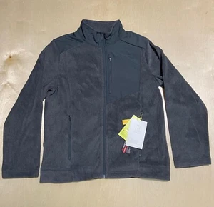 All in Motion Herren Softshell Fleece Full Zip leichte graue Jacke Gr. M - Bild 1 von 9