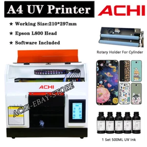 Impresora UV A4 Epson L800 cabezal de impresión para metal plano/estuche de teléfono/vidrio/rotación de letreros - Imagen 1 de 12