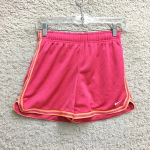 Nike Shorts Medium Youth Pink Athletic Mesh Basketball Dri Fit Casual Girls M - Picture 1 of 8